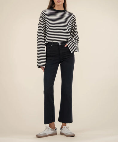 Kelsey Kick Flare in Black
