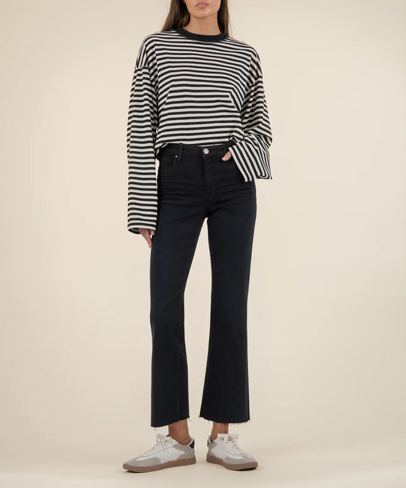Kelsey Kick Flare in Black