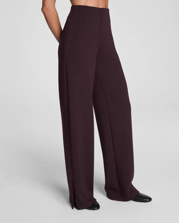 Spanx Wide Leg Pant Truffle Brown