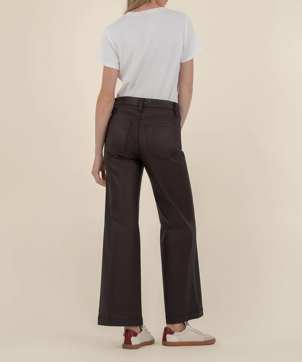 Meg Wide Leg in Chocolate