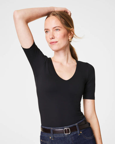 Spanx Smoothing VNeck Top