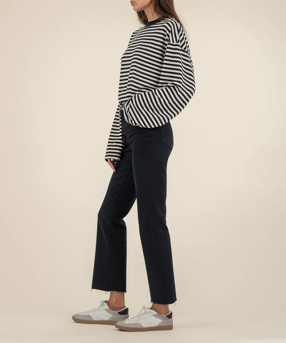 Kelsey Kick Flare in Black