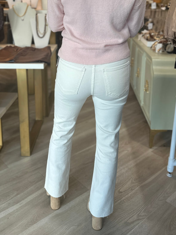 Kelsey Kick Flare in Ecru