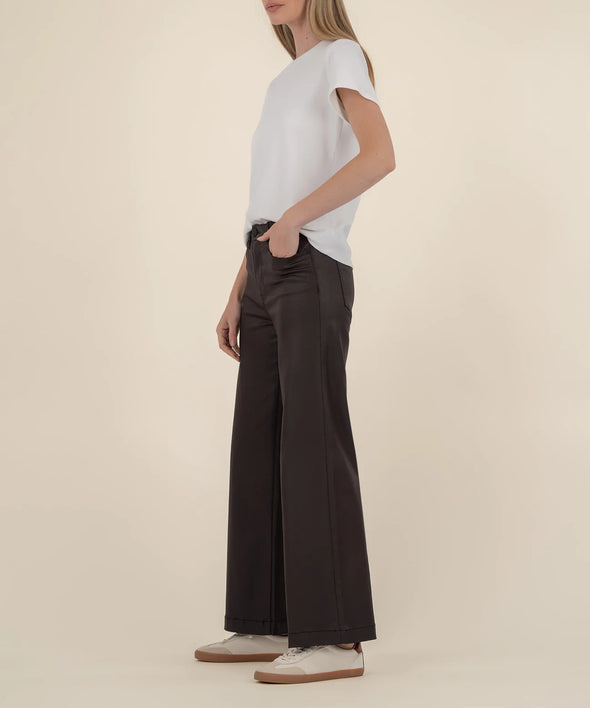 Meg Wide Leg in Chocolate