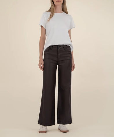 Meg Wide Leg in Chocolate