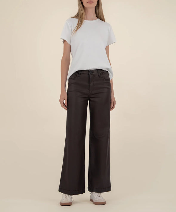Meg Wide Leg in Chocolate