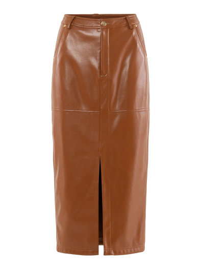 Mocha Pencil Skirt