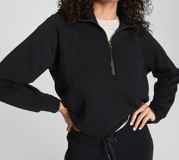 Spanx AE Half Zip - Black