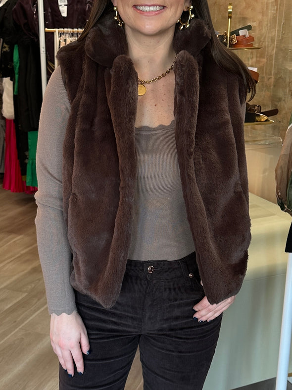 Everly Fur Vest