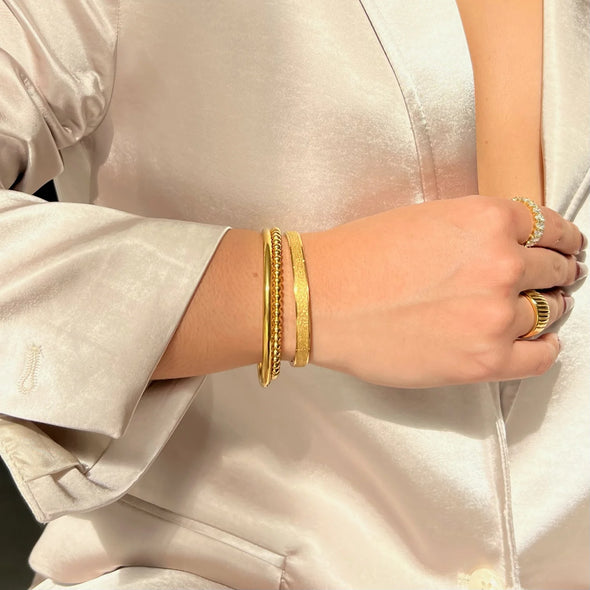 Scarlett Beaded Bangle Bracelet