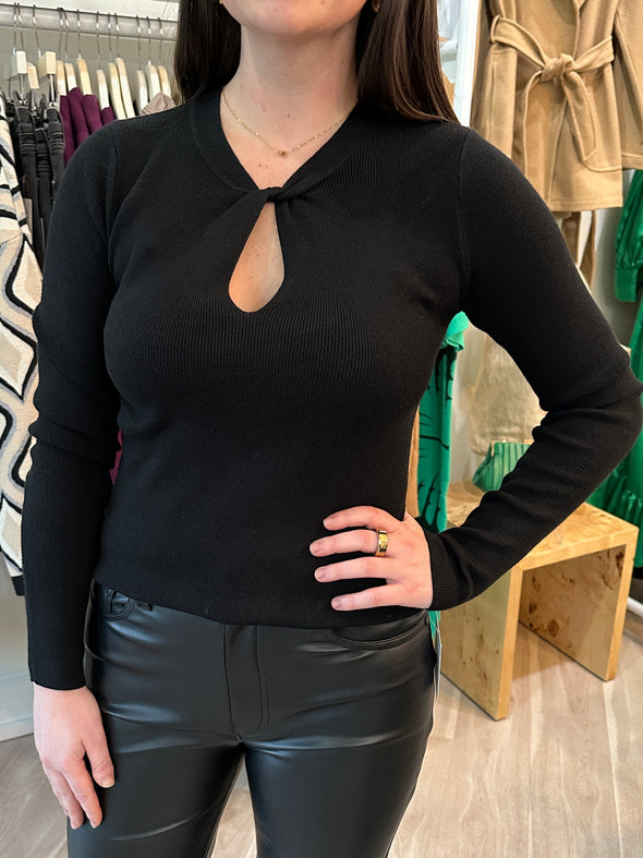 Tara Keyhole Sweater