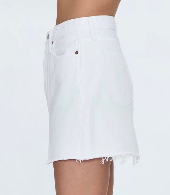 Nat White Denim Skirt