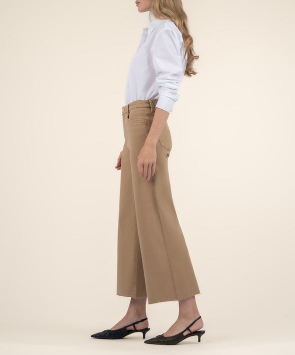 Meg Wide Leg In Biscotti