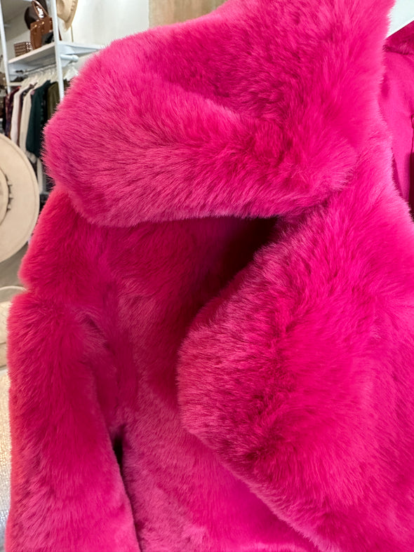 Pink Furry Jacket