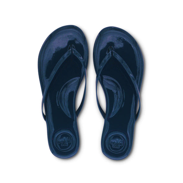 Solei Sea Flops - Navy Patent