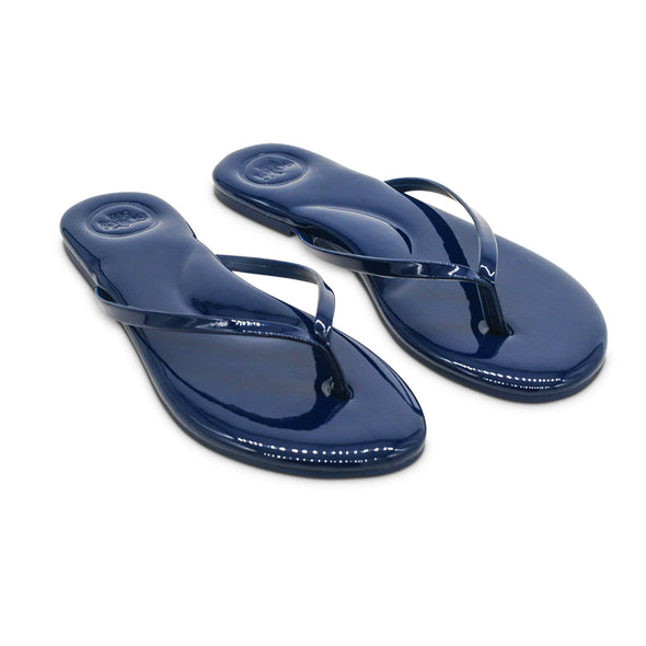 Solei Sea Flops - Navy Patent