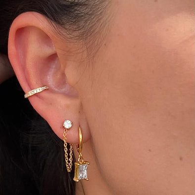 Sloane Chain Stud Earring